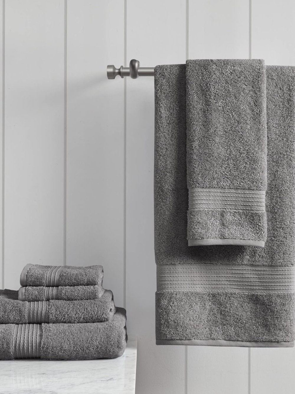 Madison Park Organic 100% Cotton Bathroom Towel Set 086569531971